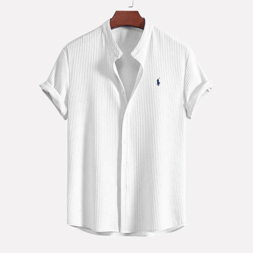 Ribbed T-Shirt for Men - RL Style & Comfort